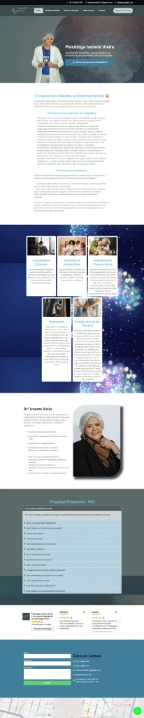 print de uma landingpage