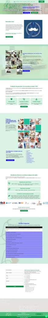 print de uma landingpage