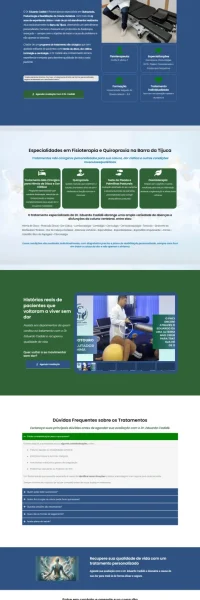 print de uma landingpage