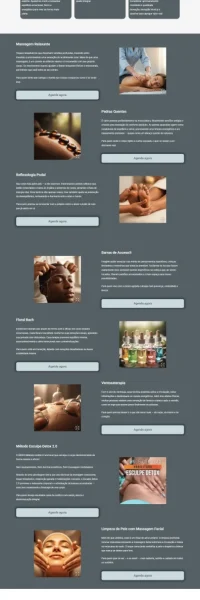 print de uma landingpage