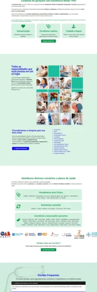 print de uma landingpage