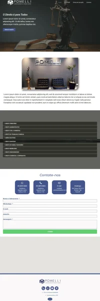 print de uma landingpage